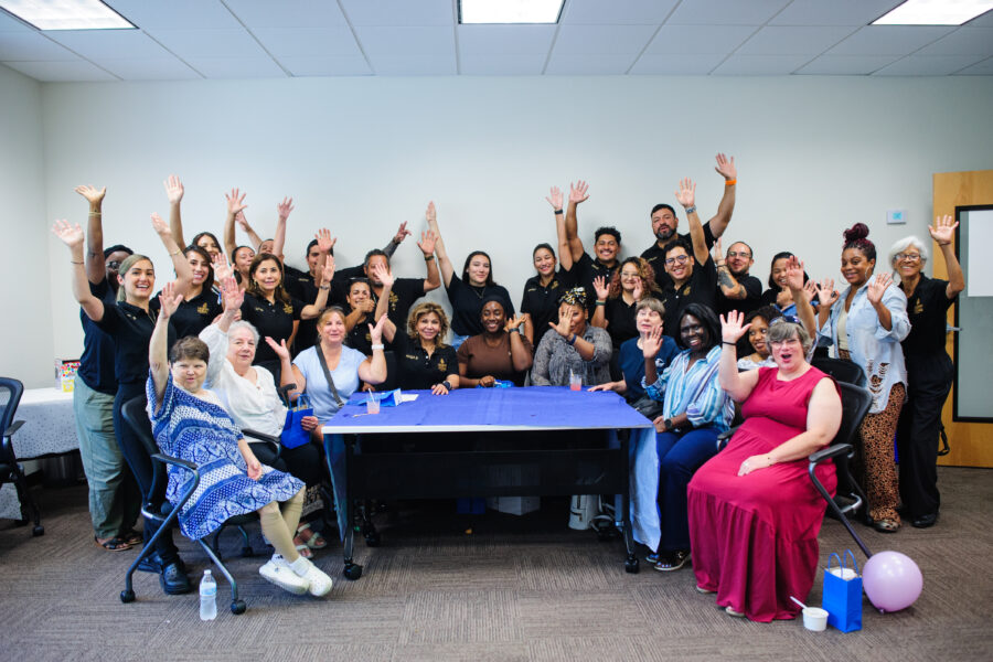 CRECE Leadership Program hosts a housewarming party for Jubilee Housing Support Services clients