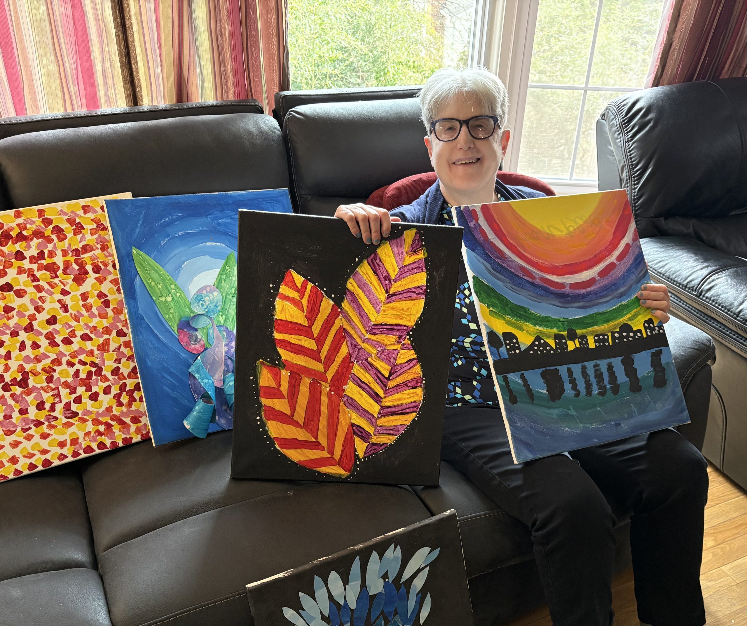 Joan Plotkin showcases her artwork